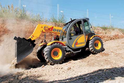 Telehandler in Hi-Reach fleet